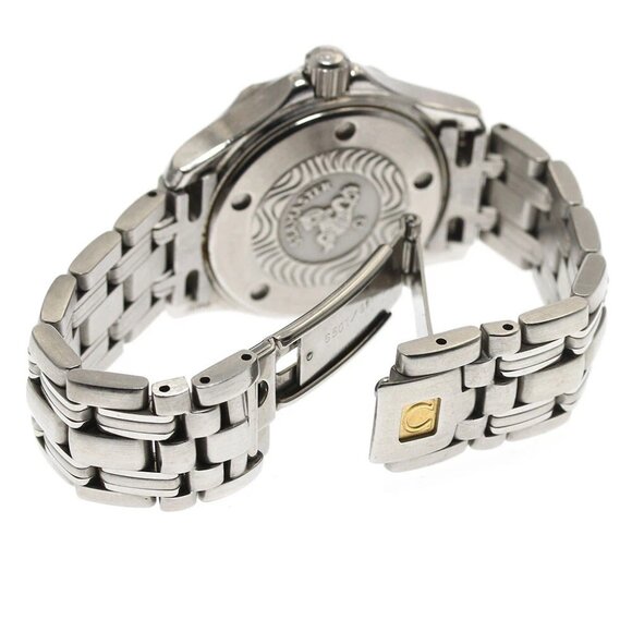 OMEGA Seamaster300m 2283.80 Date Navy Dial Quartz Ladies Watch main image 5